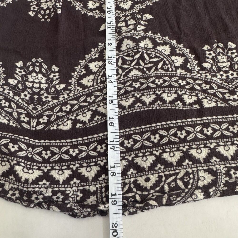 Forever 21 Women's Blouse Sz Small Bohemian Hippie Festival Gypsy Inspired Indie - Picture 12 of 13